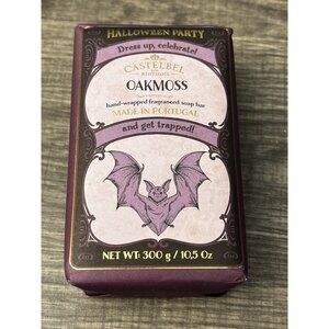 Castelbel Oakmoss Bar Soap Halloween Party Bat Fragranced Soap 10.5 oz HG8